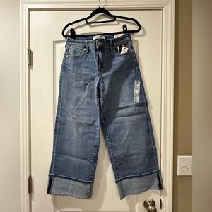 Liverpool Jeans Company Medium Blue Wide Leg Jeans - Size 4/27